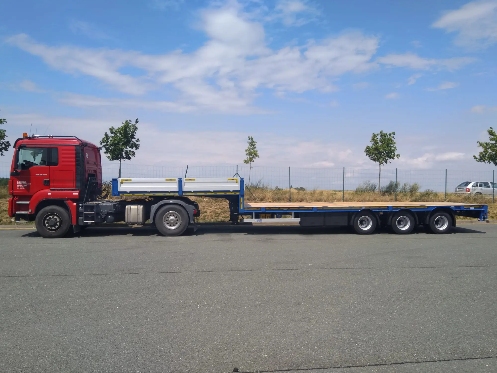 Tahač s návěsem 25 t